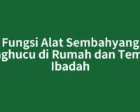 Fungsi Alat Sembahyang Konghucu di Rumah dan Tempat Ibadah